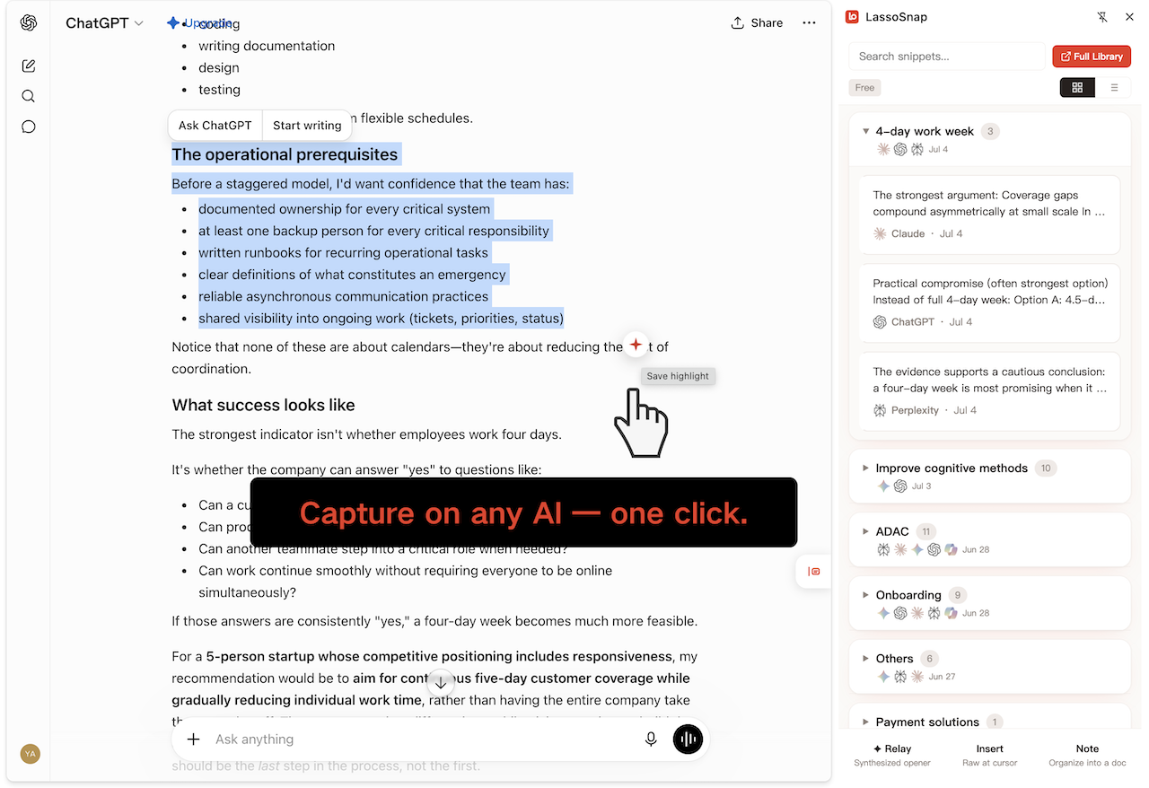 LassoSnap screenshot